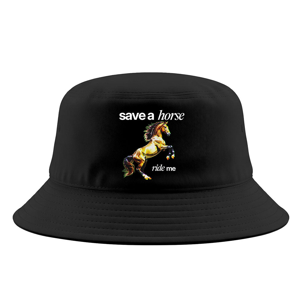 SAVE A HORSE RIDE ME - Bucket Hat