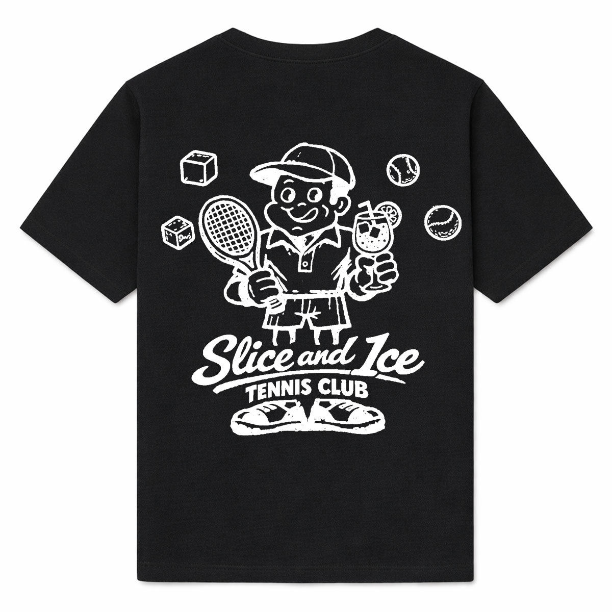 SLICE AND ICE - Premium T-Shirt Backprint