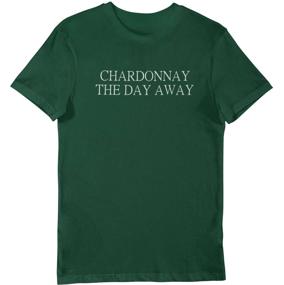 Chardonnay the day away - Bio Shirt Herren - Weinspirits